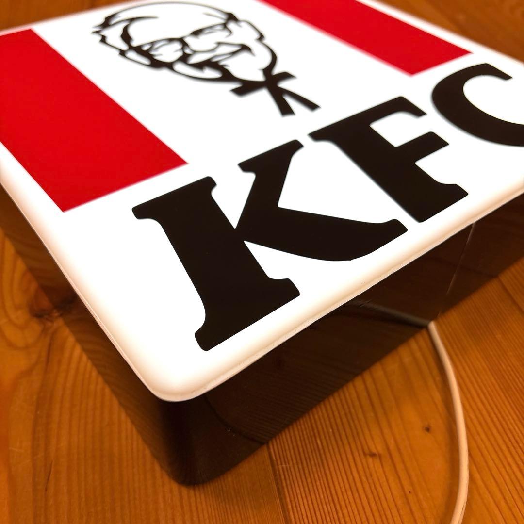 ビンテージ　ケンタッキーフライドチキン　カーネルサンダース　ライトアップ　看板