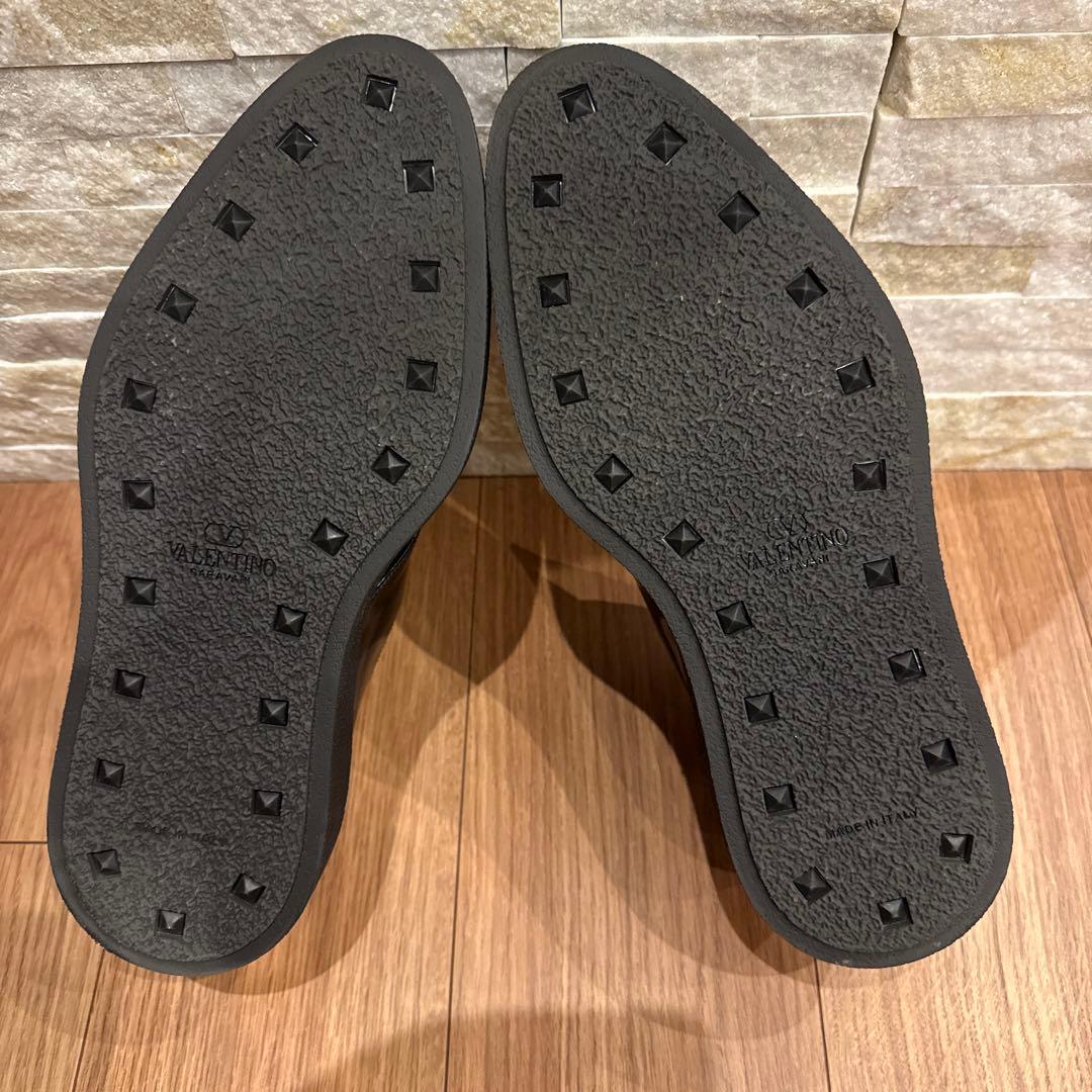 ヴァレンティノ　モンクストラップ　スタッズ　ドレスレザーシューズ　厚底　41