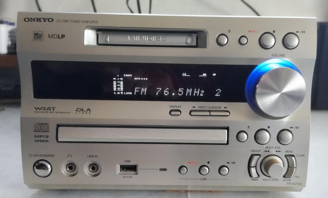 ONKYO オンキョー FR-N7XX CD/MD/USB コンポ 動作良好