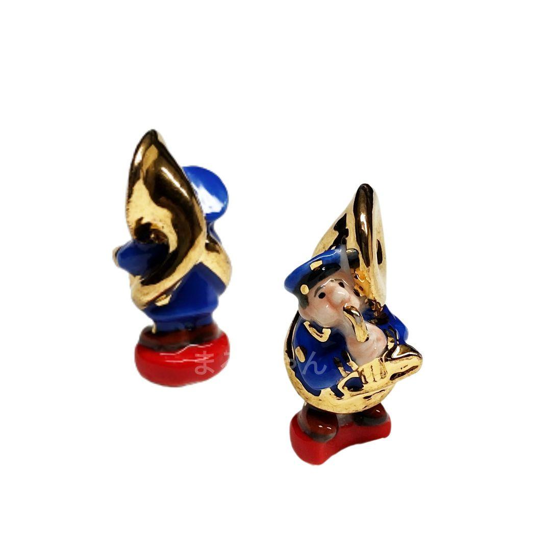 【新品・未使用】フランスの街の音楽隊　パレード　金彩　フェーヴ12点　送料込み