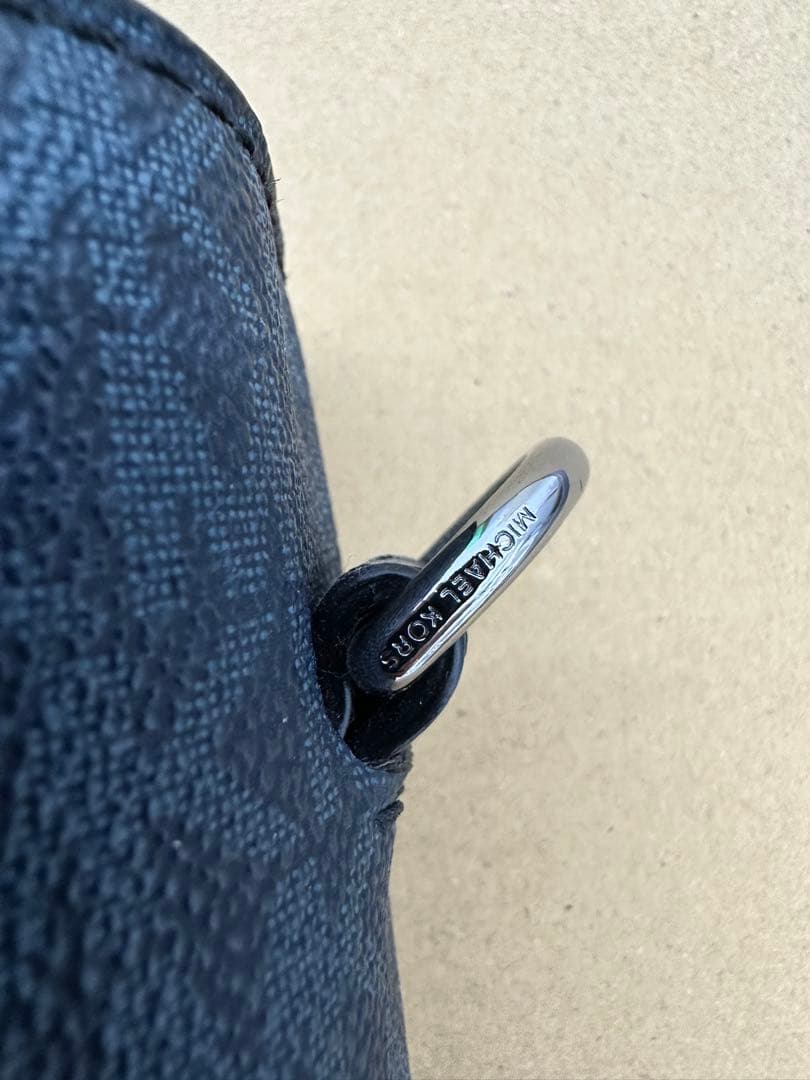 MICHAEL KORS ダークブルー トートバッグ