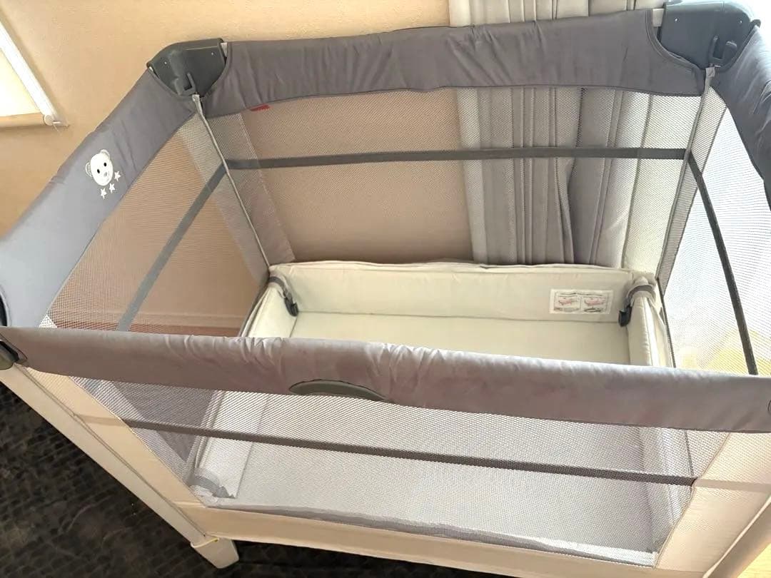 【美品】アップリカ　ココネルエアー（Aprica Coconel ）グレーベアー