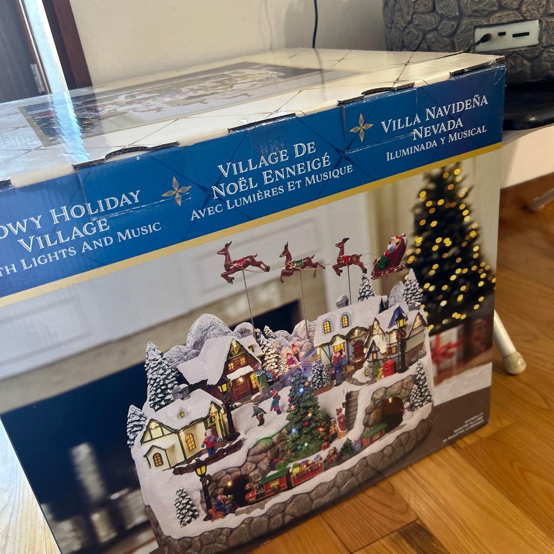 クリスマスビレッジ LEDライト付き