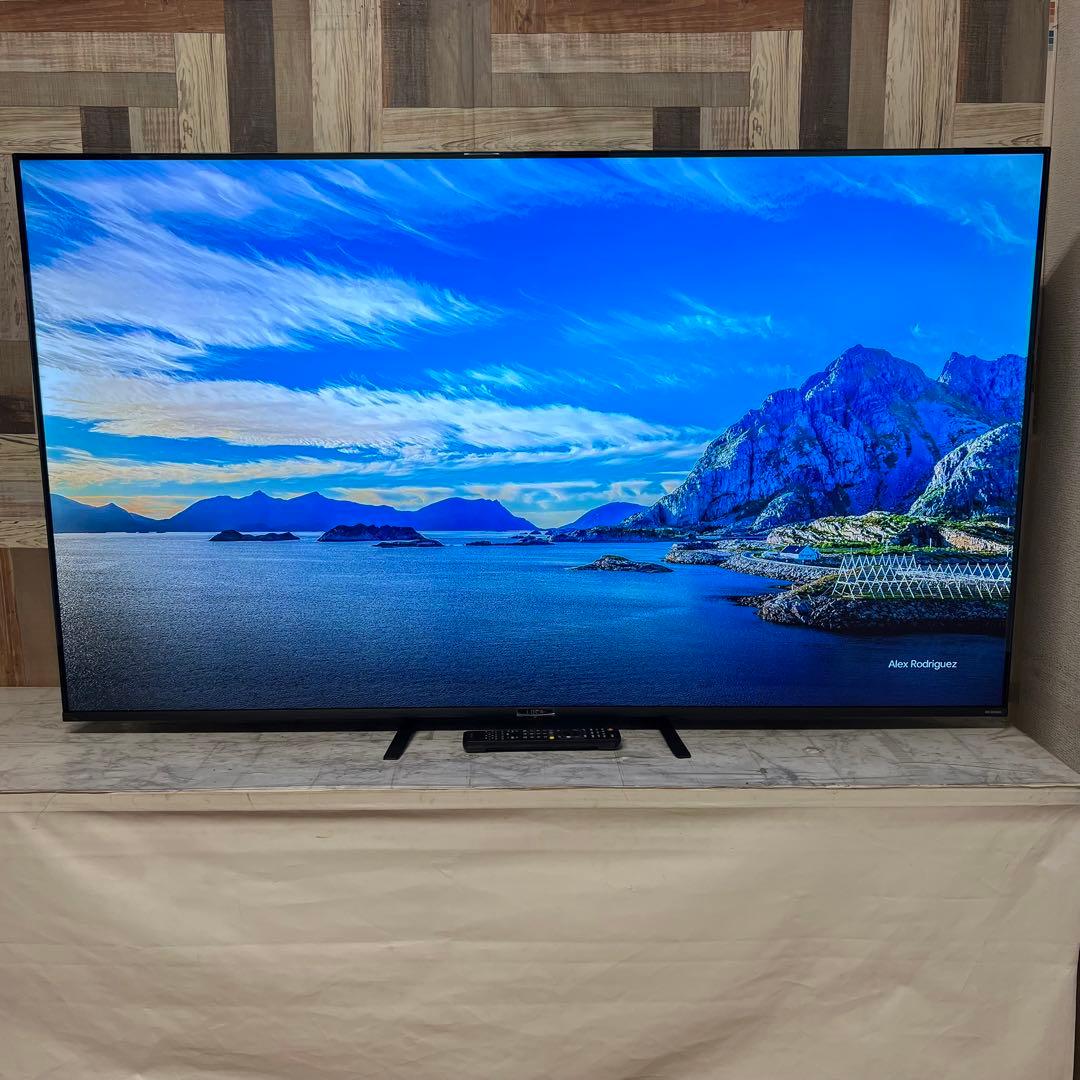 即日受渡❣️全国送料込アイリスオーヤマ65型4K液晶テレビベゼルレスWチューナー