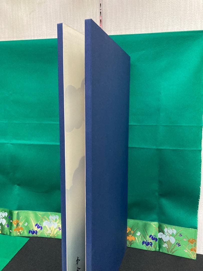 E35 訳あり特価！青竜屏風　端午の節句　五月人形鎧兜　五月屏風　五月初節句