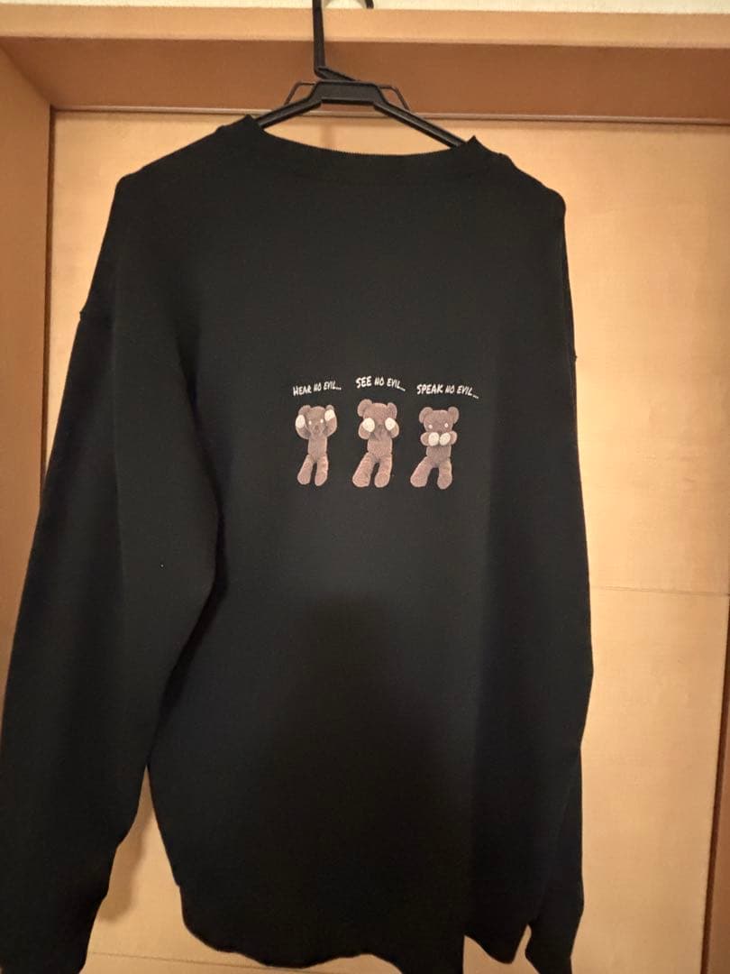 Mr. Bean/Teddy Sweat テディ デザインクルーネックスウェット