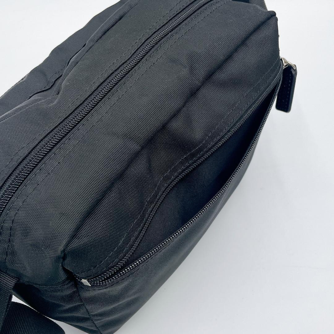 美品 マリメッコ MY THINGS ショルダーバッグ ブラック f456