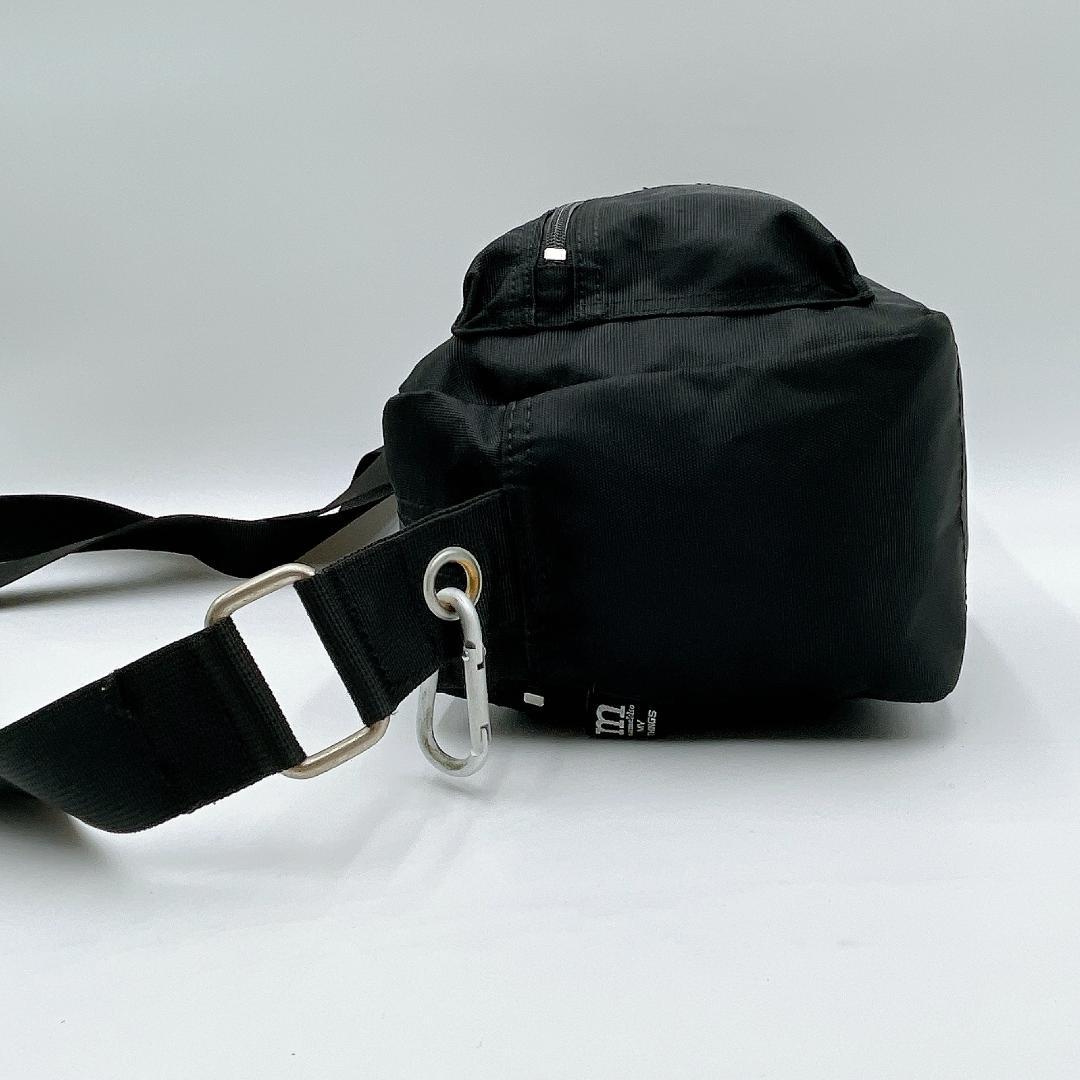 美品 マリメッコ MY THINGS ショルダーバッグ ブラック f456