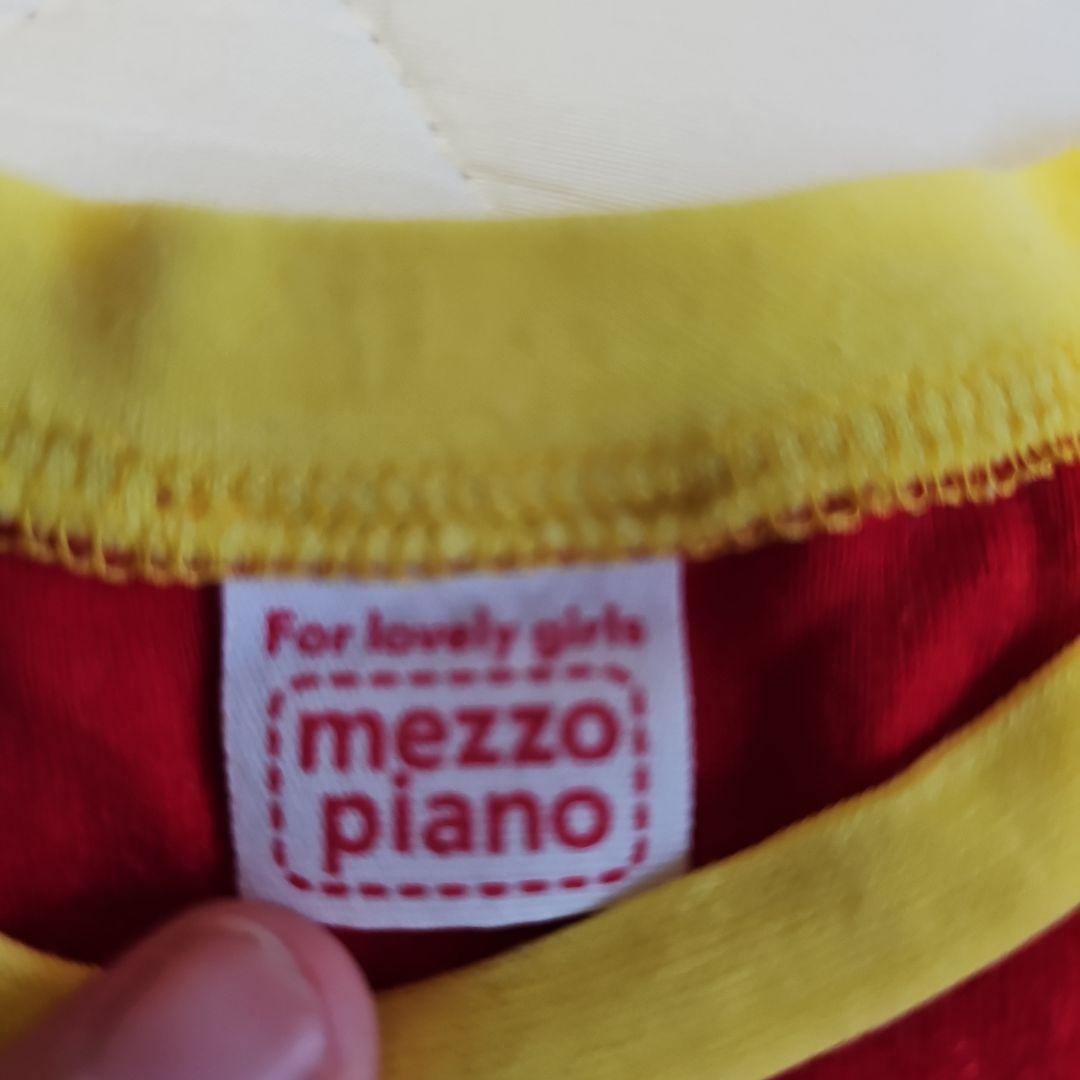 美品 メゾピアノ 140 平成レトロ 半袖Tシャツ ベリエ クッキング柄 Y2K