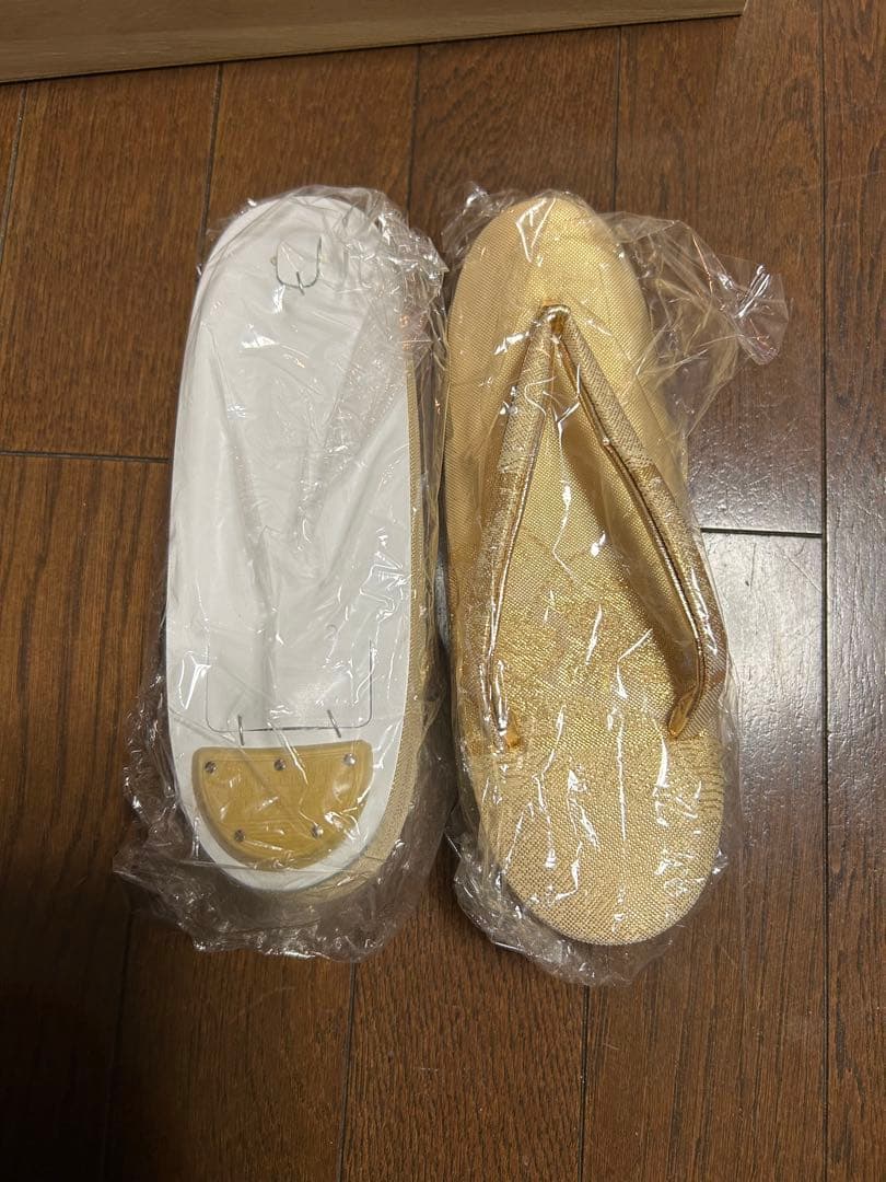 新品未使用　佐賀錦　バッグと草履セット