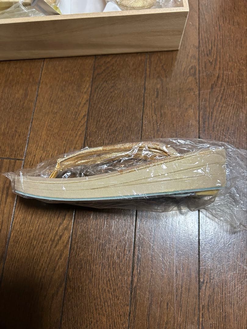 新品未使用　佐賀錦　バッグと草履セット