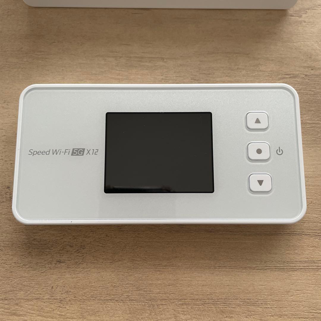 SpeedWi-Fi5G×12 本体　クレードル　NEC セット