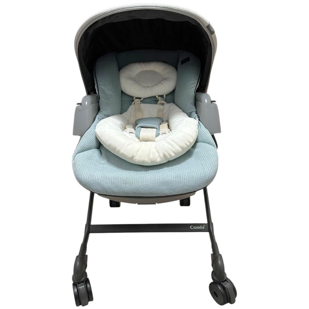 美品　コンビ　スウィング&チェア　ネムリラ　BEDi Long シリーズ　手動