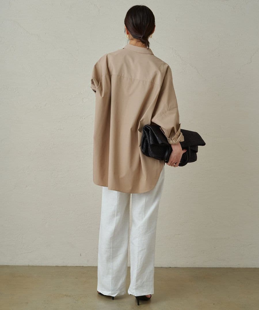 ラウンジドレス　オーバーシャツ