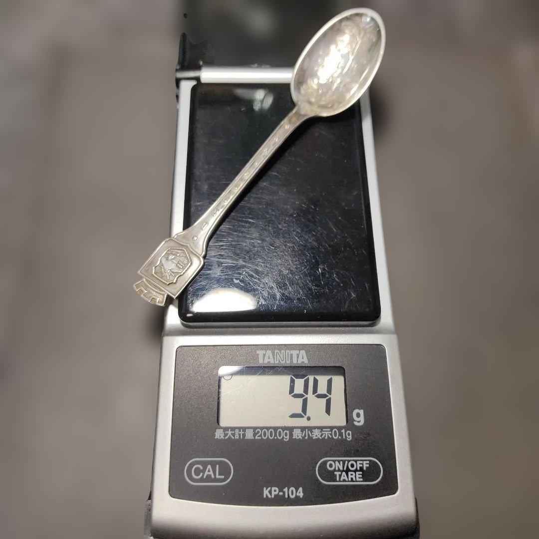 STERLING。銀製。シルバー製。スプーン。ノルウェー製。約9.4g。中古品。