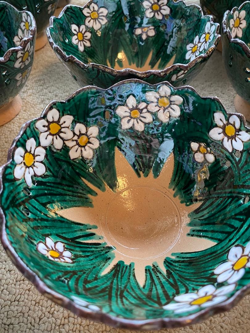 乾山写　水仙向付15客　清水焼 チロンマ