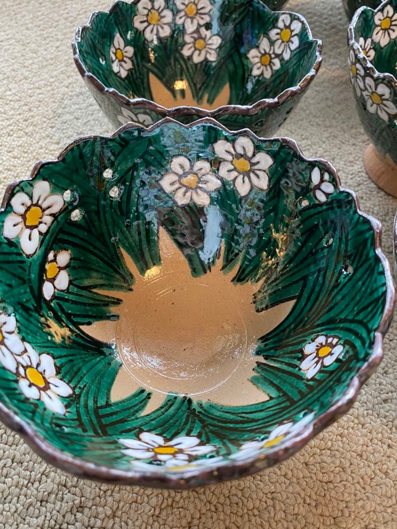 乾山写　水仙向付15客　清水焼 チロンマ