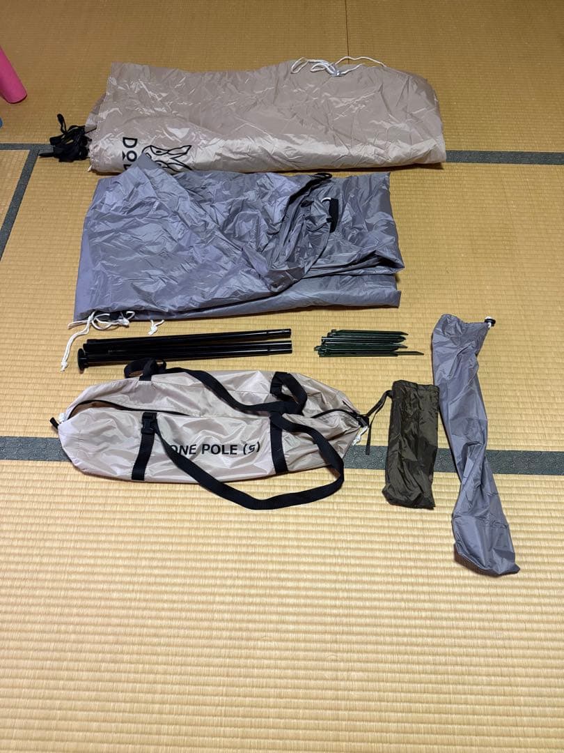 DOD ONE POLE (S) テント グランドシート付き