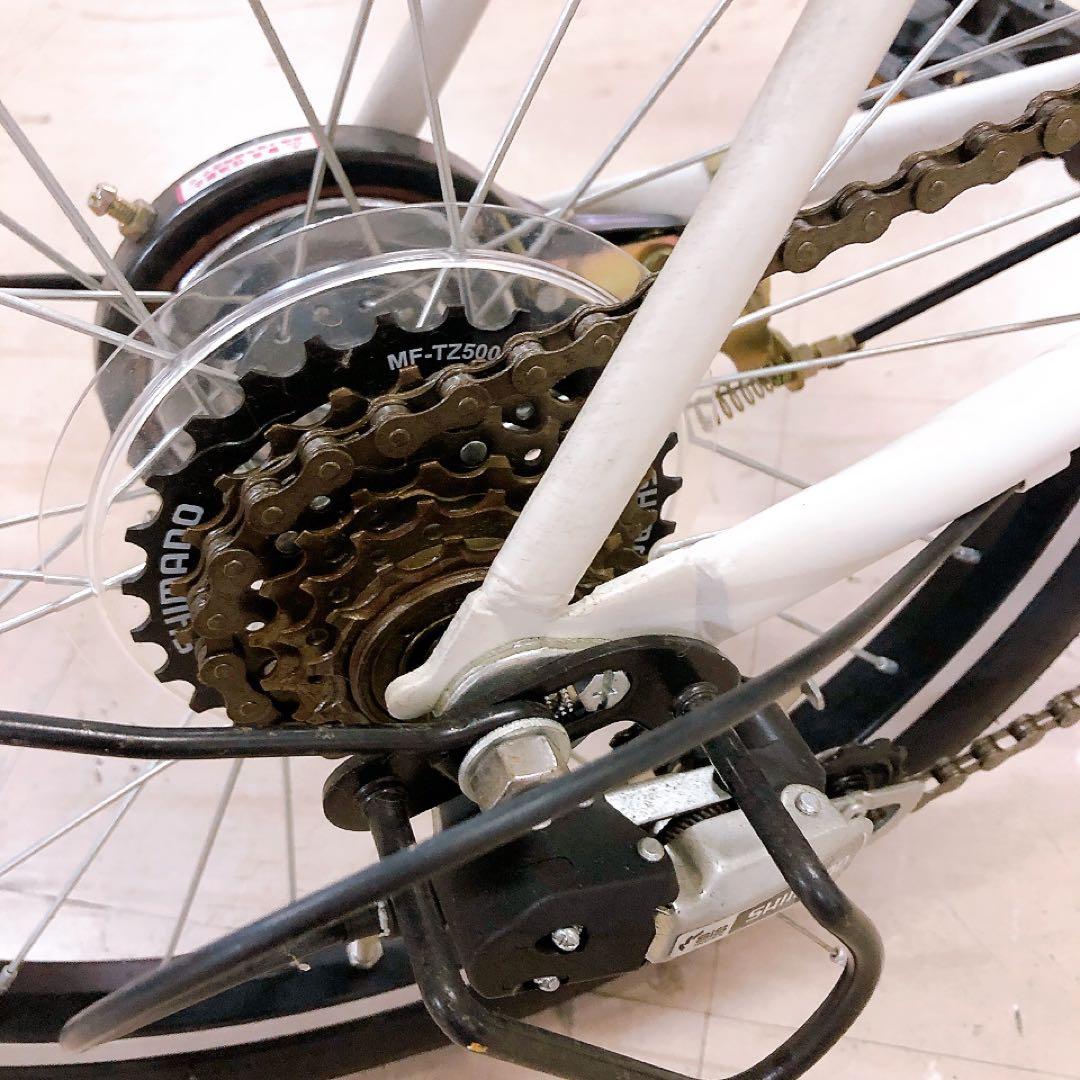 引取限定 折りたたみ自転車 ROXY 丸石サイクル 20インチ 6段変速