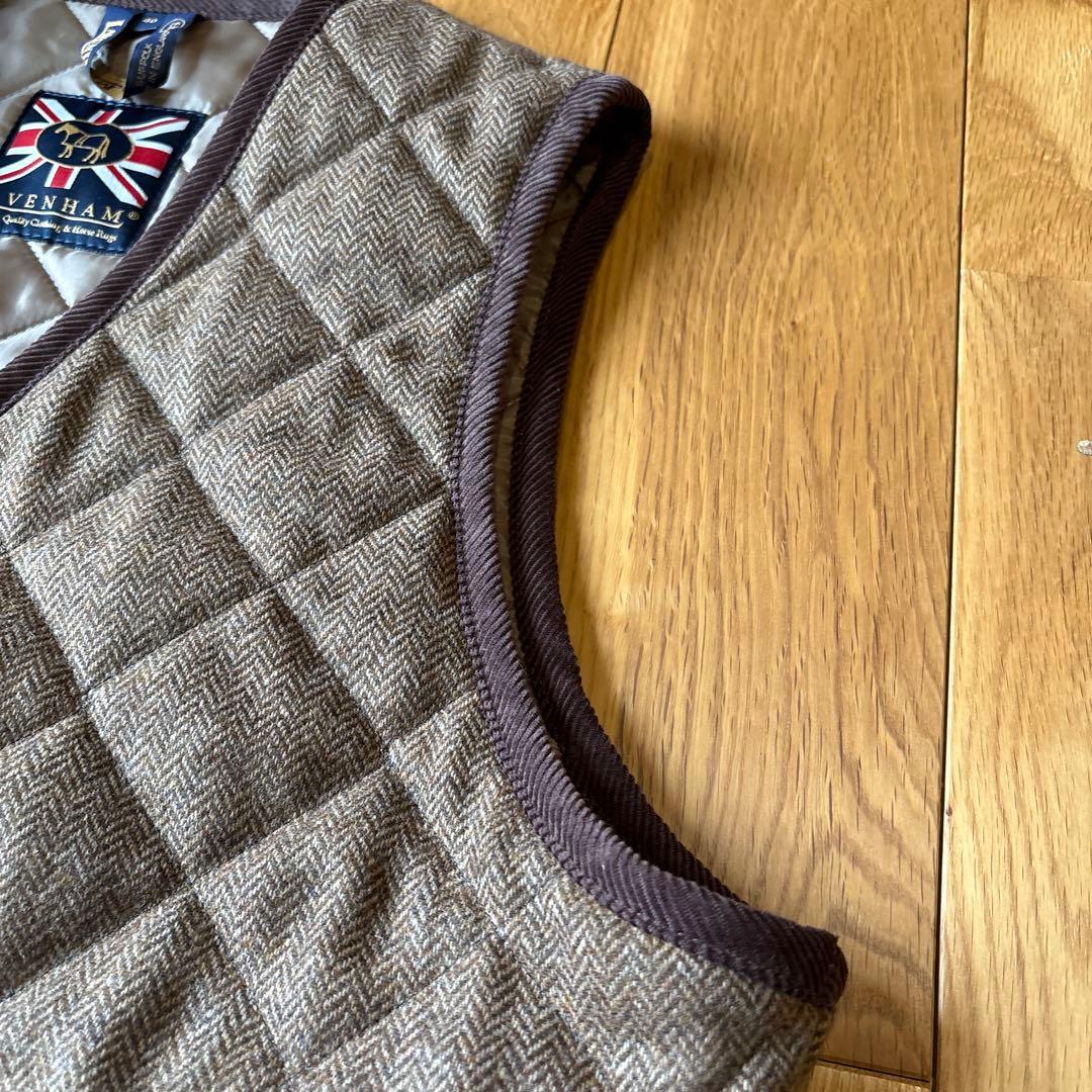 【希少】 ラベンハム　キルティングベスト（ウール）　定価35,000円程度