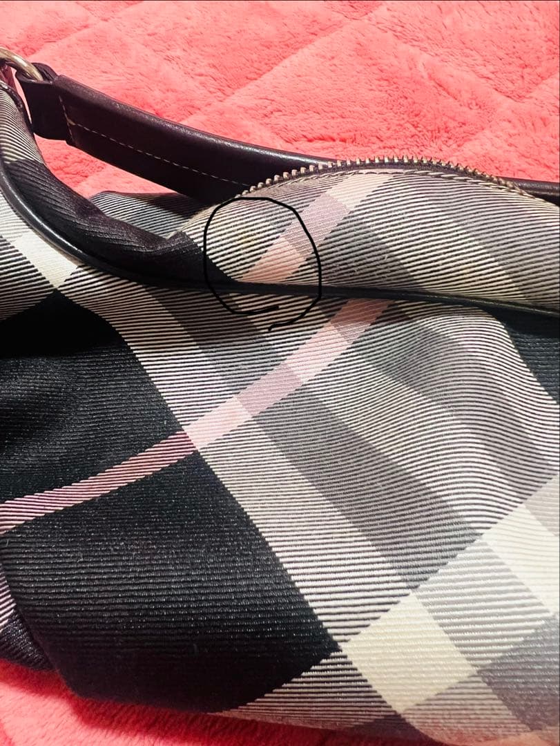 Burberryブルーレーベル　 チェック柄ショルダーバッグ