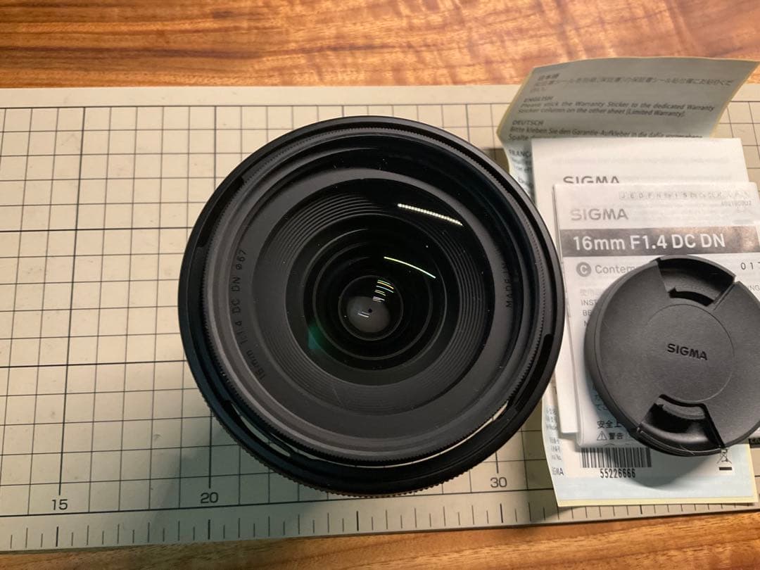 SIGMA 16mm F1.4 DC DN 単焦点レンズ　Eマウント