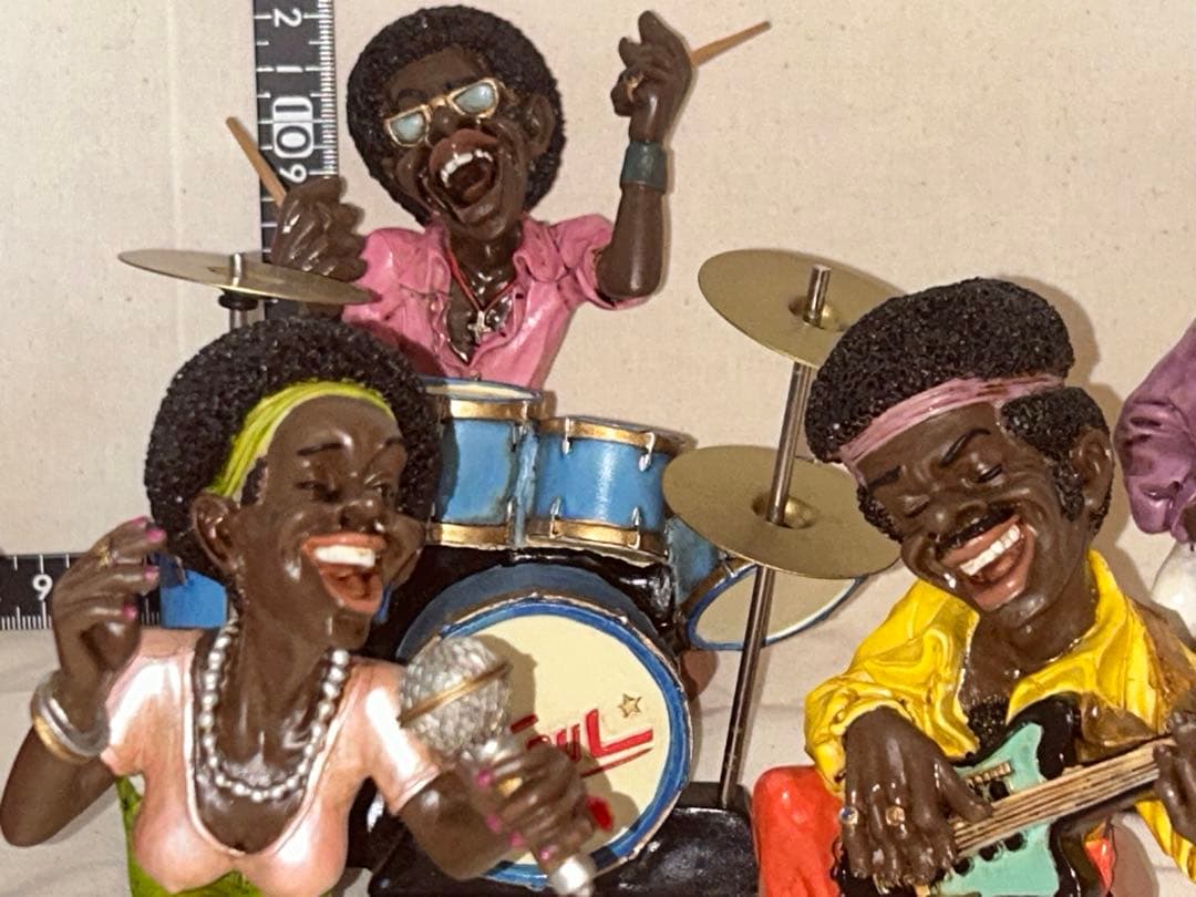 黒人SOUL BANDフィギュア6体セット