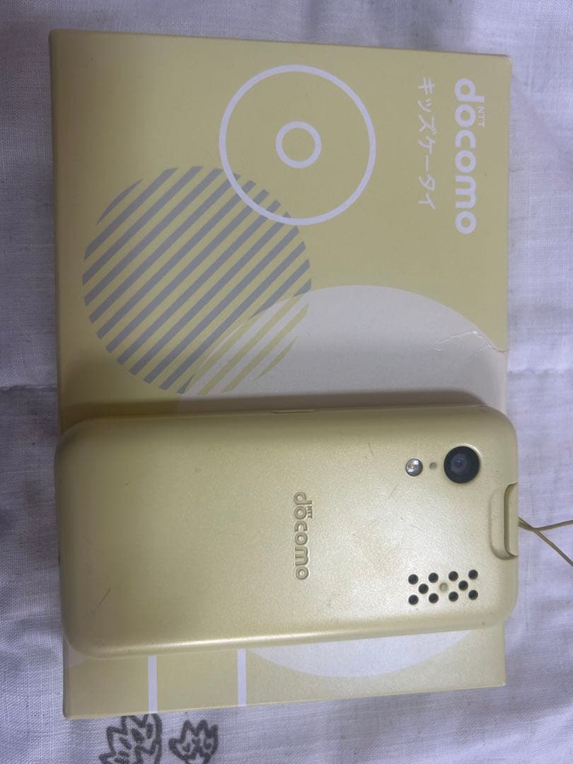 docomo キッズ携帯 KY-41C イエロー 箱・説明書あり 動作確認済み