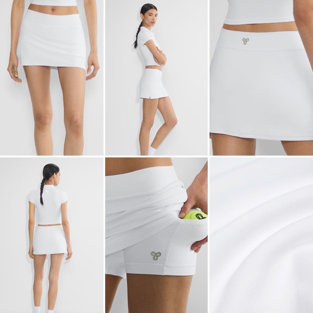新品未使用　Aritzia ホワイト テニススカート スコート