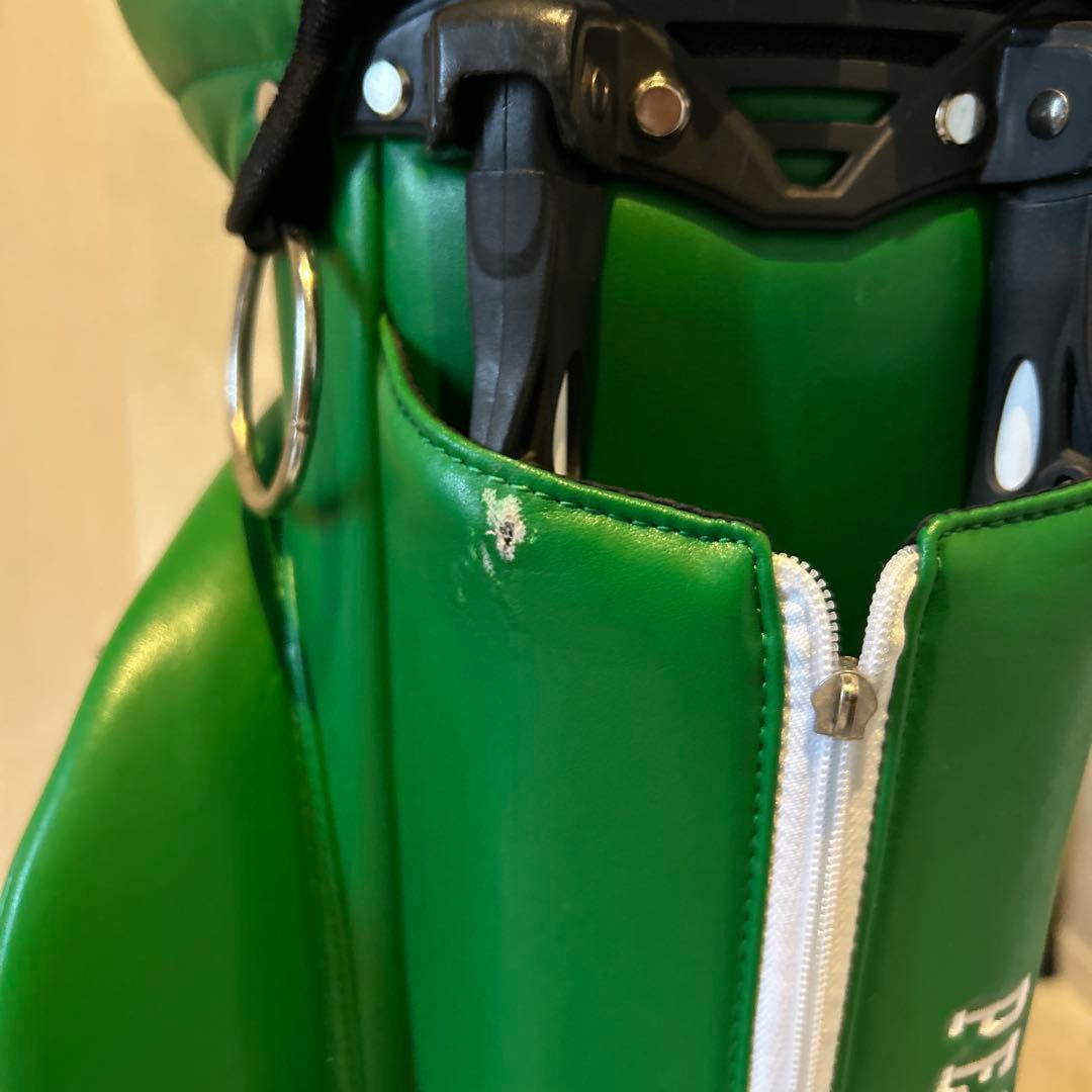 【送料無料】PEARLY GATES グリーン キャディバッグ 89