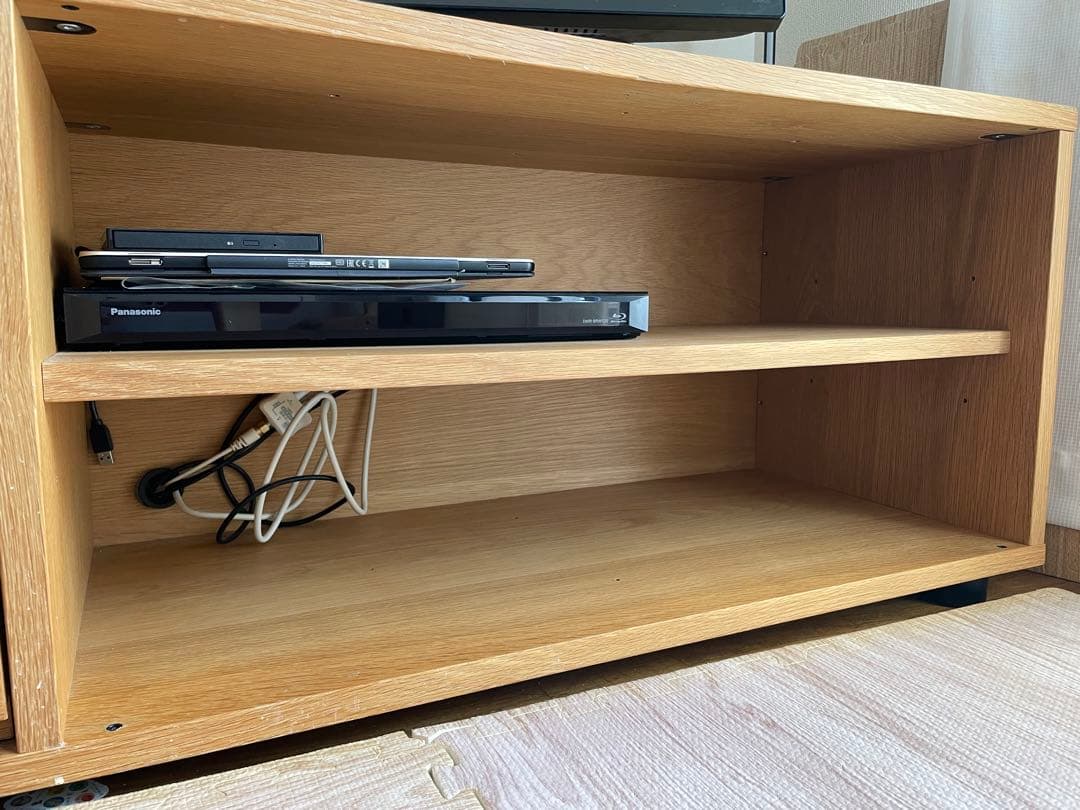 【廃盤商品】　無印良品　スタッキングキャビネット　オーク材