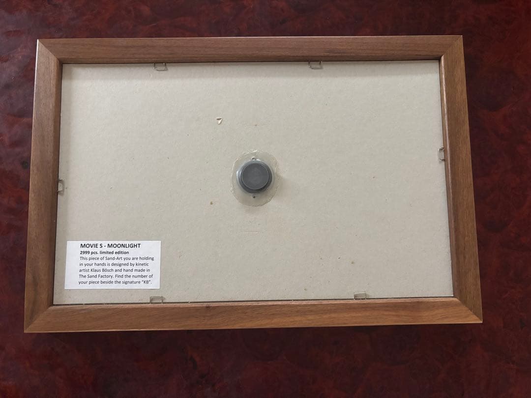 くじら　サンドピクチャー ムーンライト MOONLIGHT 月と波