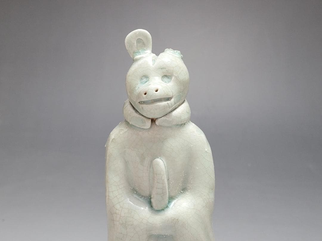 白磁 十二支 干支 動物像 12匹 揃い 宋元時代 高さ約14~16.9cm