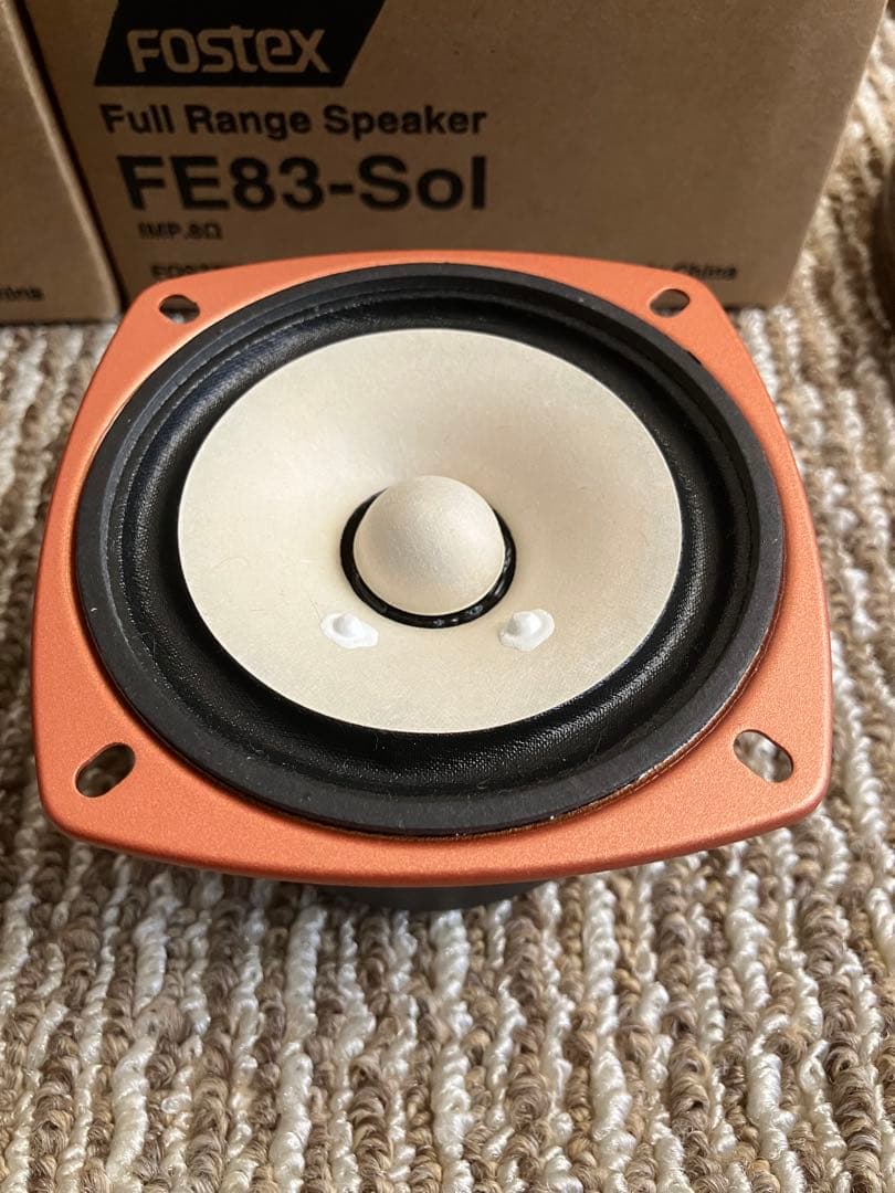 Fostex FE83-Sol フルレンジスピーカー2本　新品同様　おまけ付き