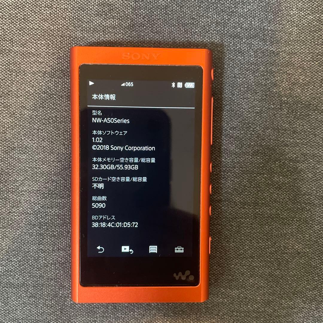 SONY NW-A50 ウォークマン USBケーブル付き NW-A57