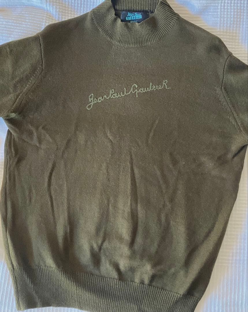 Jean Paul Gaultier オリーブグリーンニット