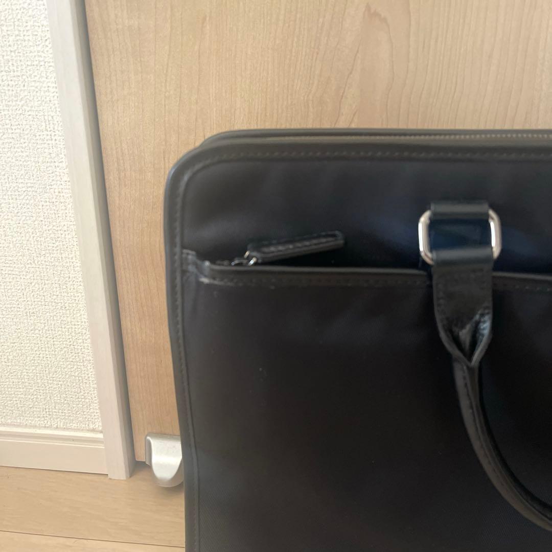 【美品】Burberry BLACK LABELビジネスバッグ 黒 ショルダー有