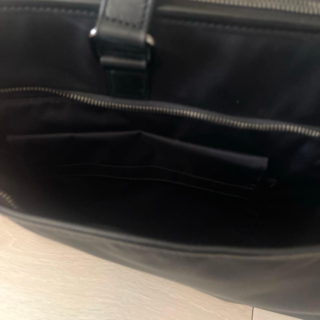 【美品】Burberry BLACK LABELビジネスバッグ 黒 ショルダー有