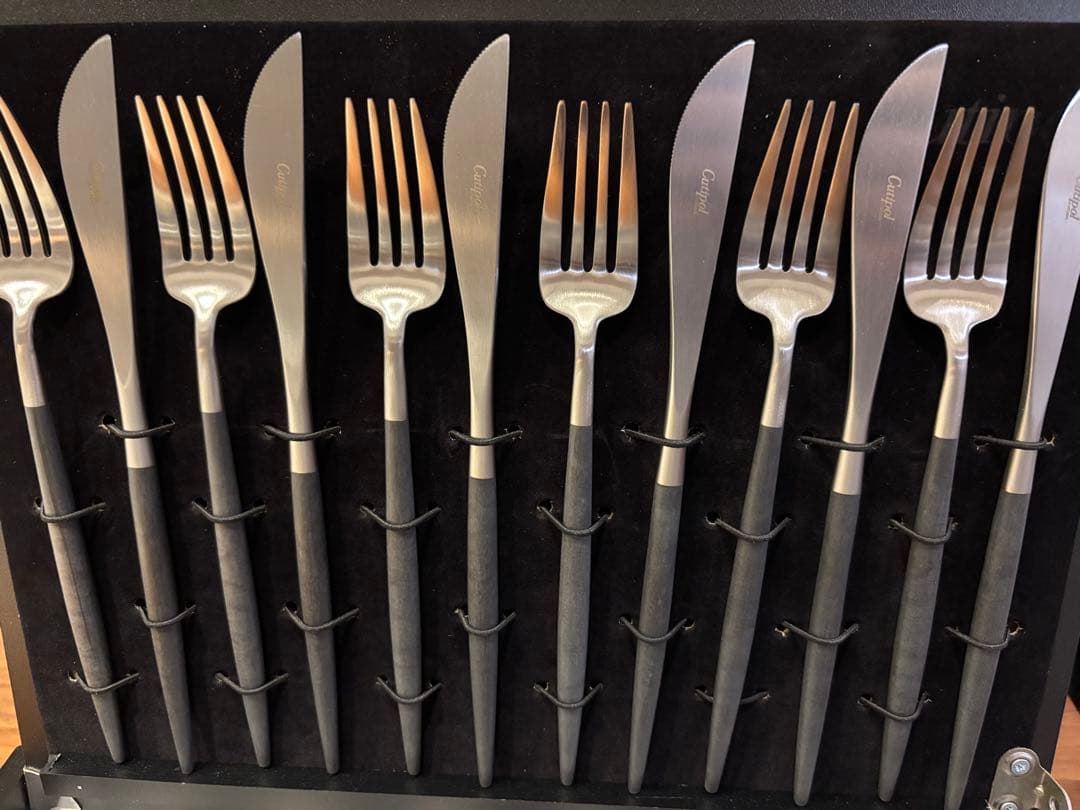 【未使用】Cutipol GOA ブラック GO024 カトラリーセット 24点