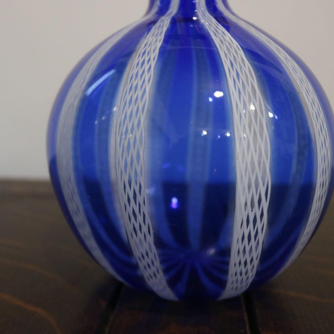 【MURANO】ムラーノ 花瓶 フラワーベース　ヴェネチアングラス　ガラス工芸