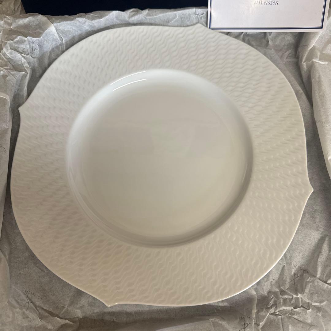 美品　マイセン　波の戯れ　大皿