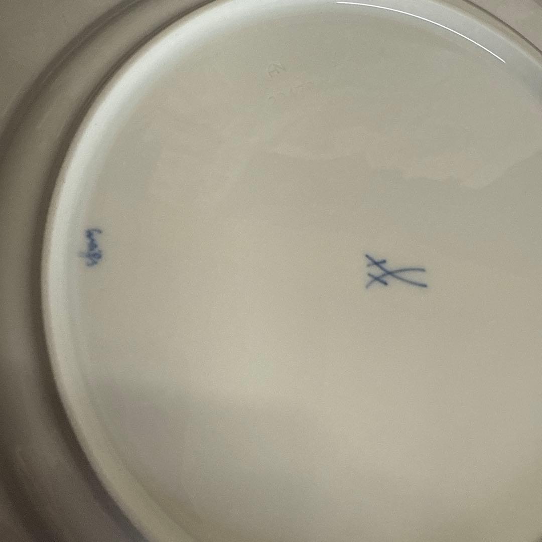 美品　マイセン　波の戯れ　大皿