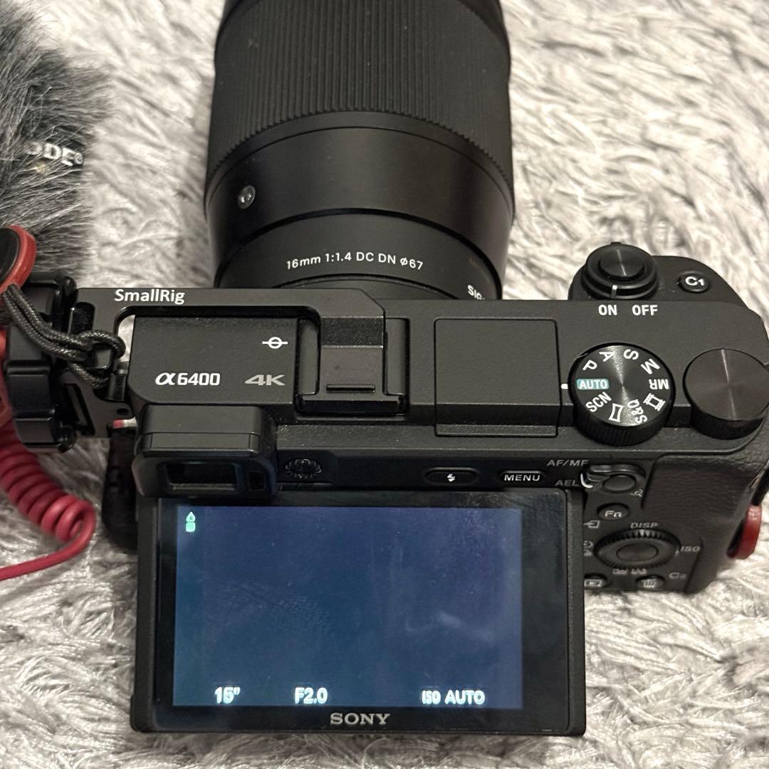 SONY α6400 Sigma 16mm F1.4セット