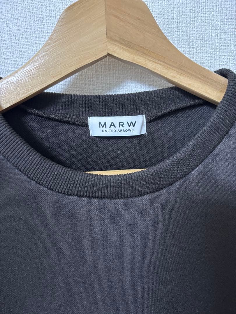 MARW UNITED ARROWS ダンボール クルーネックプルオーバー 36