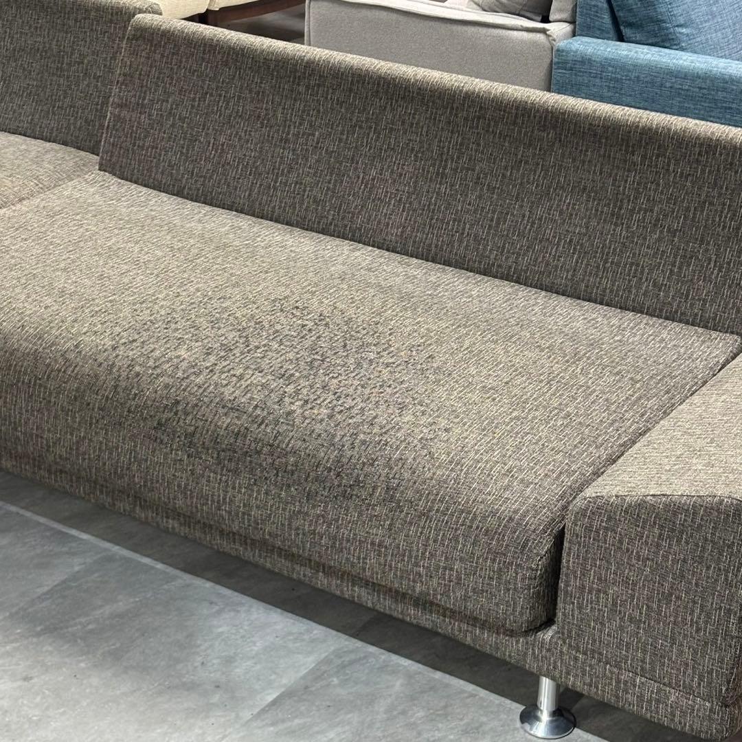 札幌限定 高級カウチソファ グレー ファブリック ボーコンセプト C30