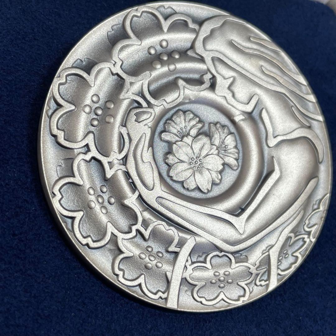 平成二十二年 桜の通り抜け記念銀メダル 造幣局製 純銀メダル　記念メダル