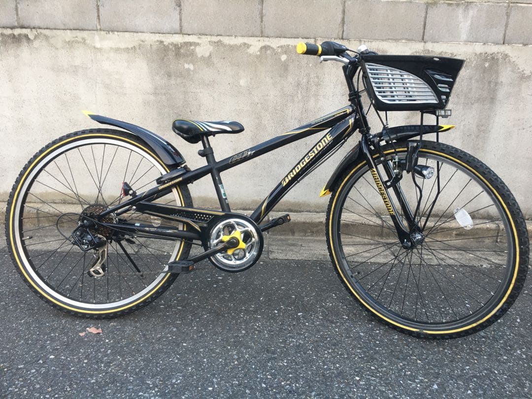 整備済 マウンテンバイク 自転車 子供 黒 ブラック26インチ 美品 綺麗 美品