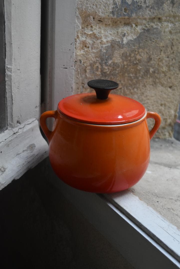 美品　クーザンス ビーンズポット　フランスヴィンテージ　廃盤　クルーゼ