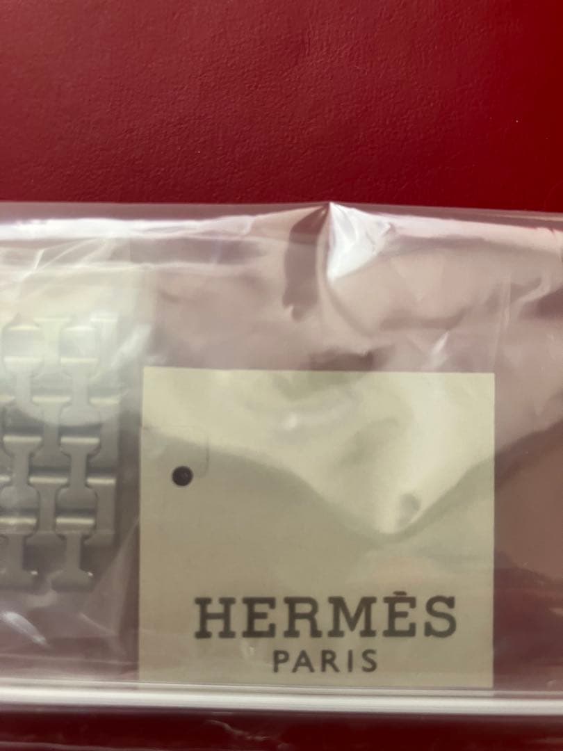 雑貨ショップ【HERMES】エルメス Hウォッチ ベゼルダイヤ　ピンク