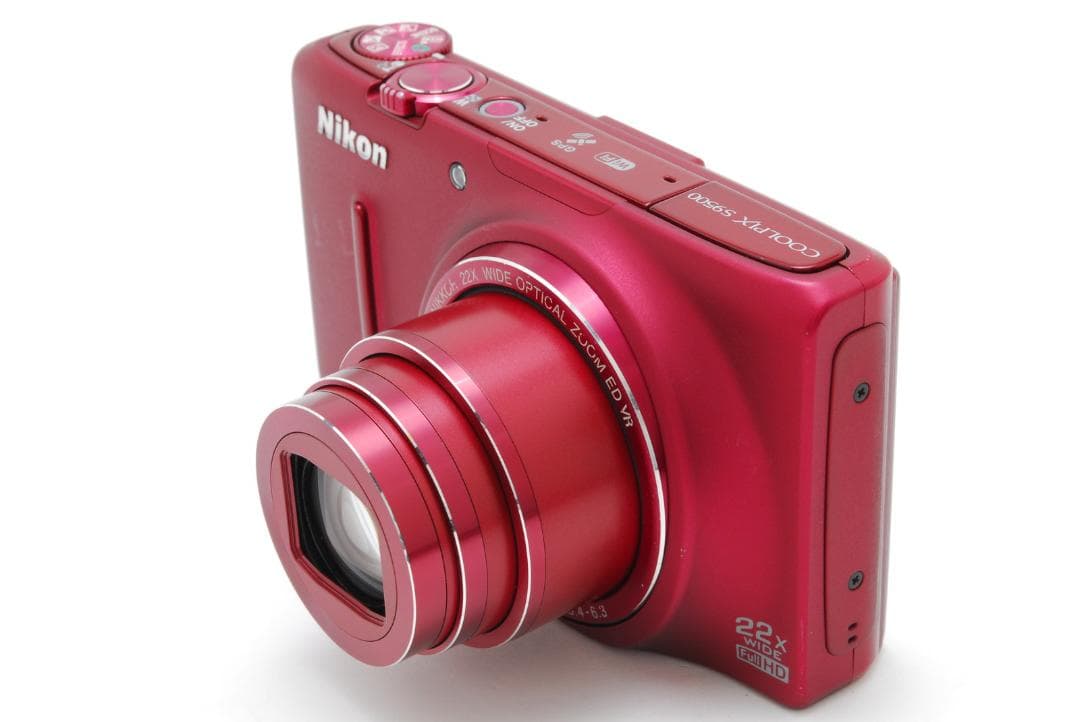 Nikon COOLPIX s9500 赤 22倍ズーム デジタルカメラ